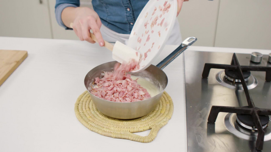 Hamkaas-soufflés Stap 5