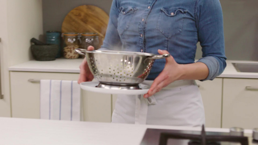 Papardelle met asperges en zalm Stap 6