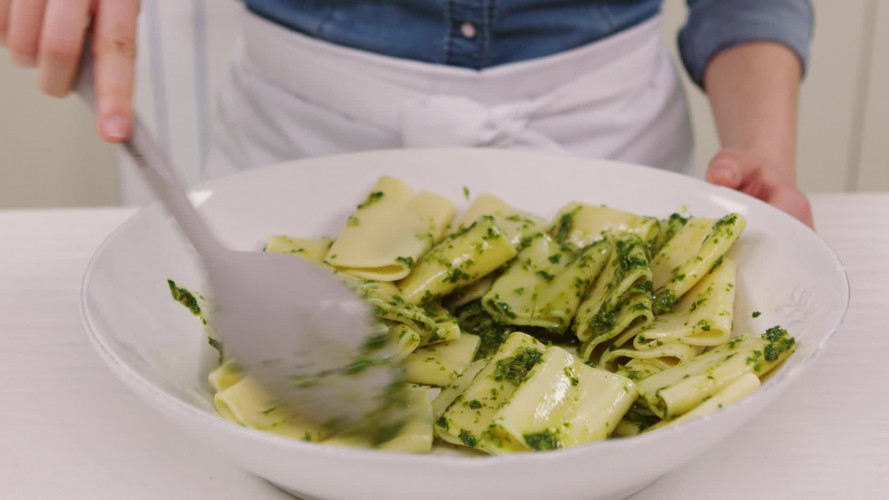 Pastasalade met gepofte tomaatjes Stap 9