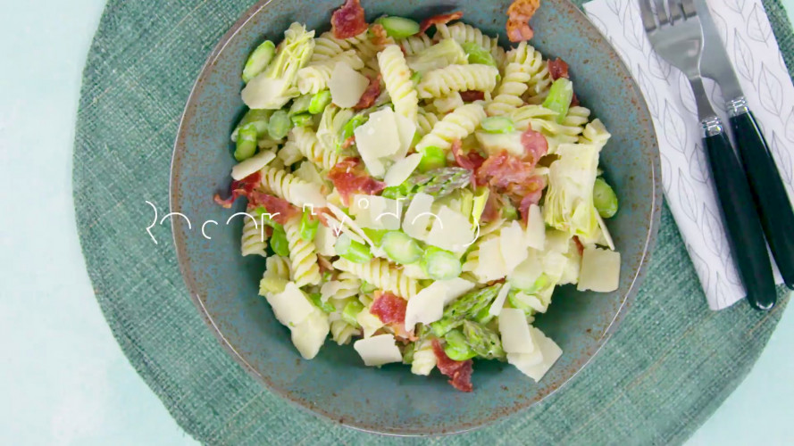 Pastasalade 'carbonara'