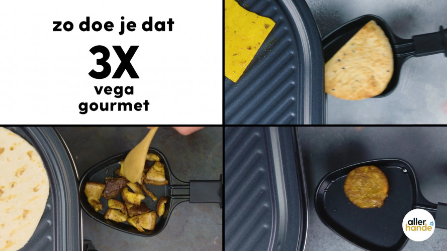 Zo doe je dat: 3x vega gourmet