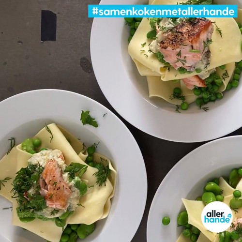#samenkokenmetallerhande - open lasagne