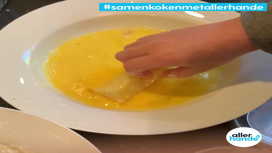 #samenkokenmetallerhande - vissticks met Bart en Juul