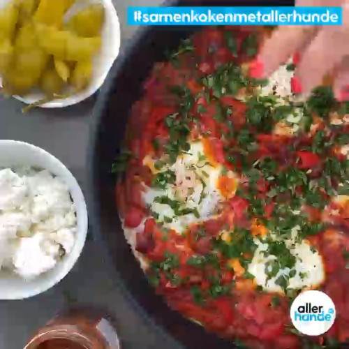 #samenkokenmetallerhande - shakshuka