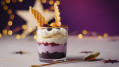 Makkelijke mini-trifles met amandelkoekjes, bessen en room