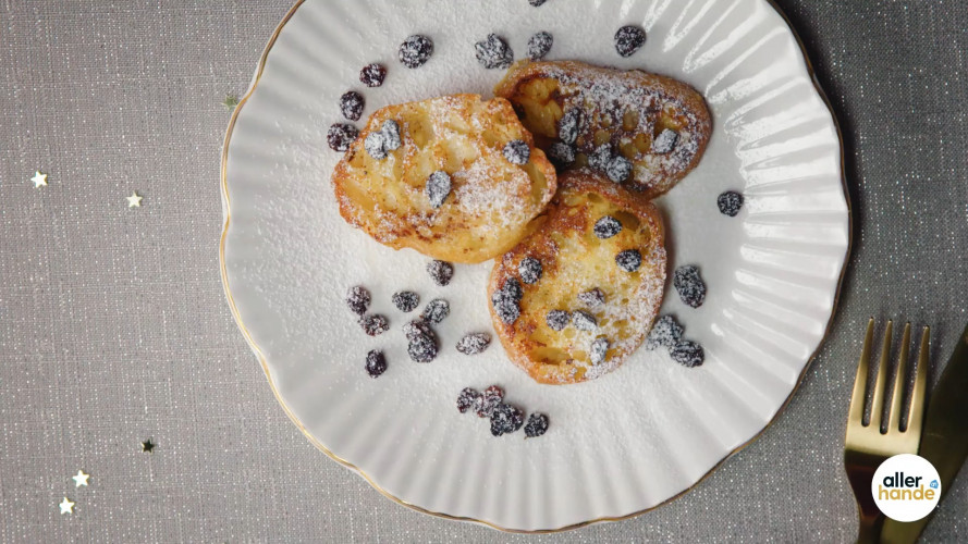 Oliebollen wentelteefjes