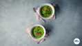 Koolhydraatarm ontbijt: smoothie-bowl met spinazie, avocado en kiwi