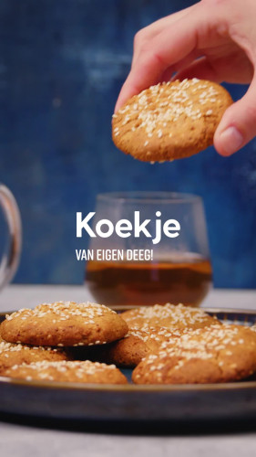 Gezonde koekjes met tahin en sesam