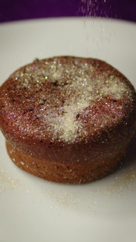 Mini lavacake met goud