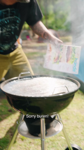 BBQ-burrito met zwarte bonen van London Loy