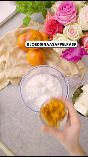 Bloedsinaasappel cheesecake