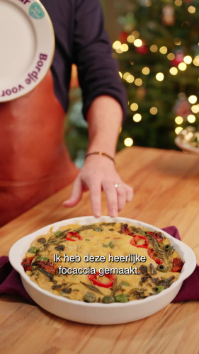 Bordje voor elkaar kerst Hugo