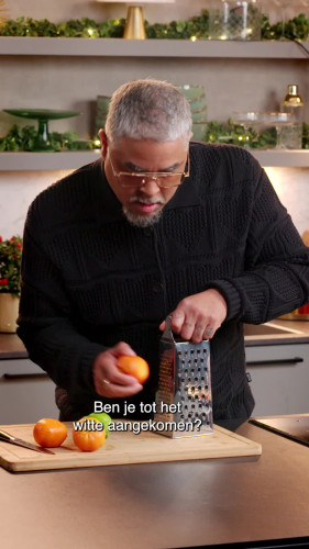 Spectaculair makkelijk London - mandarijnbavarois met suikerspin