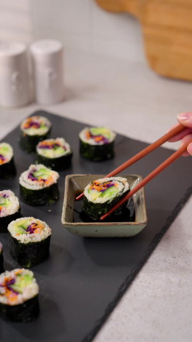 Bloemkoolrijstsushi
