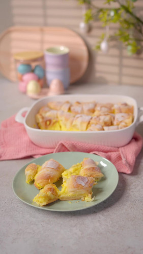 Croissant-custardbake