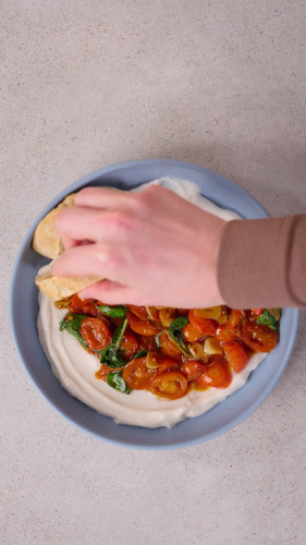 Vegan whipped feta