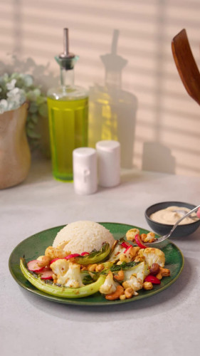 Traybake met bloemkoolblad