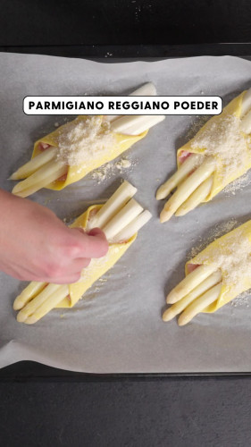 Asperges in bladerdeeg