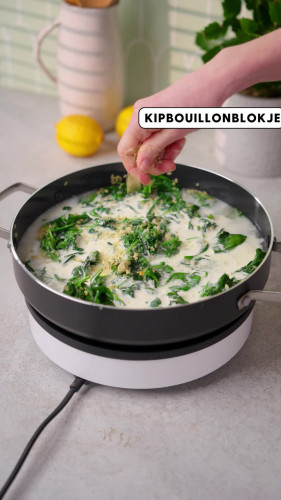 Bio orzo met citroen en kip