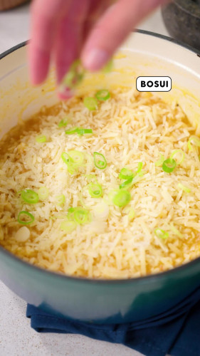 Kimchi-risotto