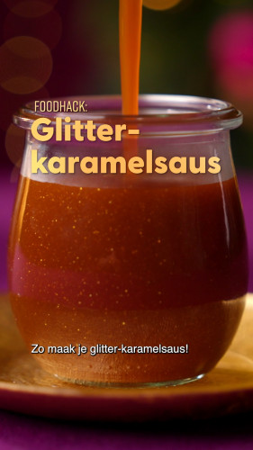 Glitter-karamelsaus
