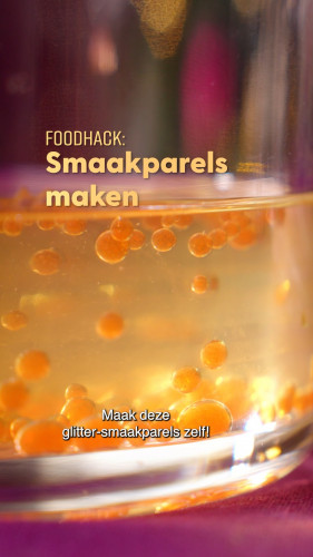 Zelf smaakparels maken