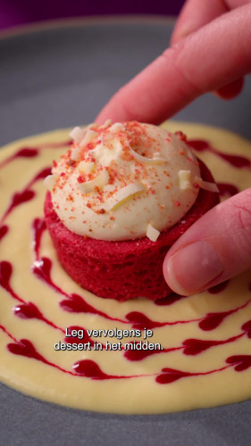 Dessertbord feestelijk opmaken