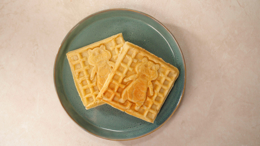 Naturel wafels maken