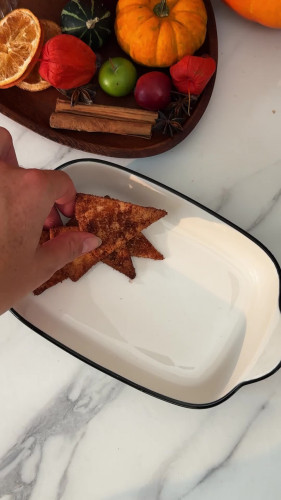 Apple pie nacho's