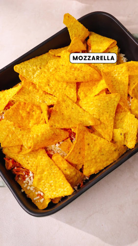 Spicy Korean chicken nacho's