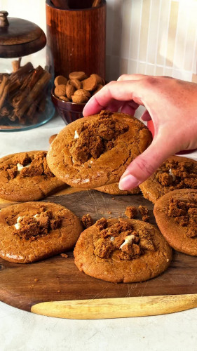 Gevulde speculaas cookies