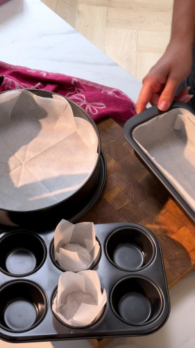 Bakpapier hack voor fall baking