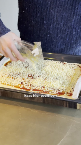 BBQ chicken pizza van LekkerSeb